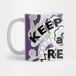 keep calm and relax with  with mandalas 4 Mug